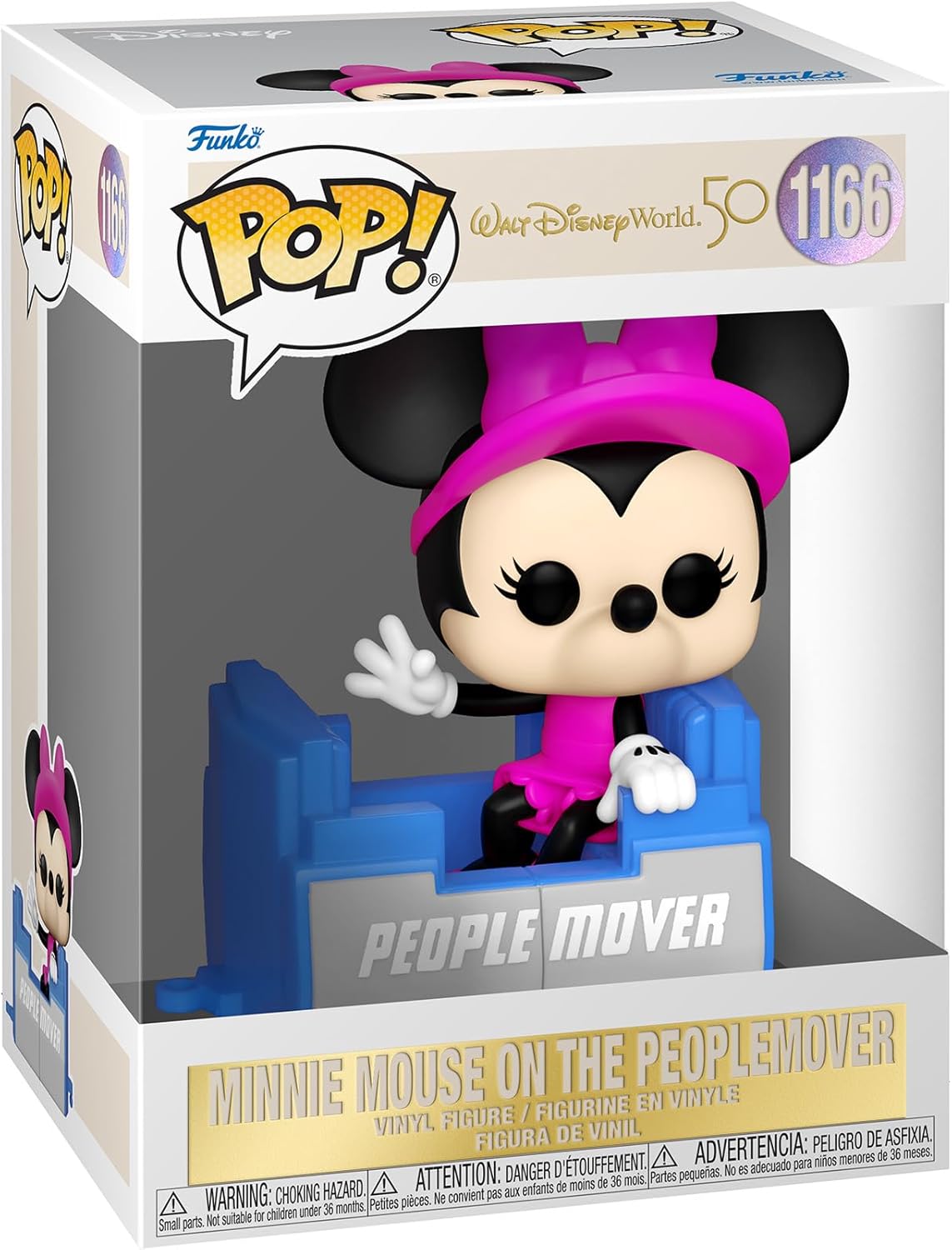 DISNEY WORLD 50TH ANNIVERSARY WDW50: PEOPLE MOVER MINNIE MOUSE