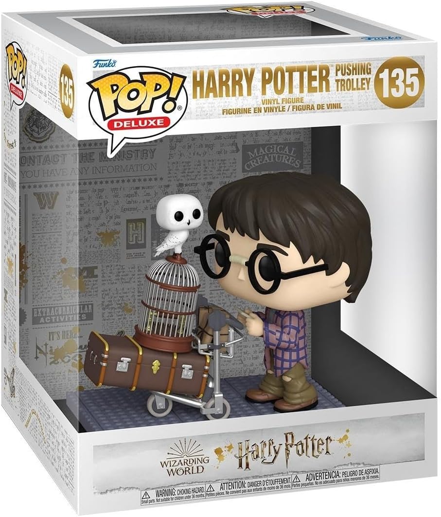 HARRY POTTER pushing trolley
