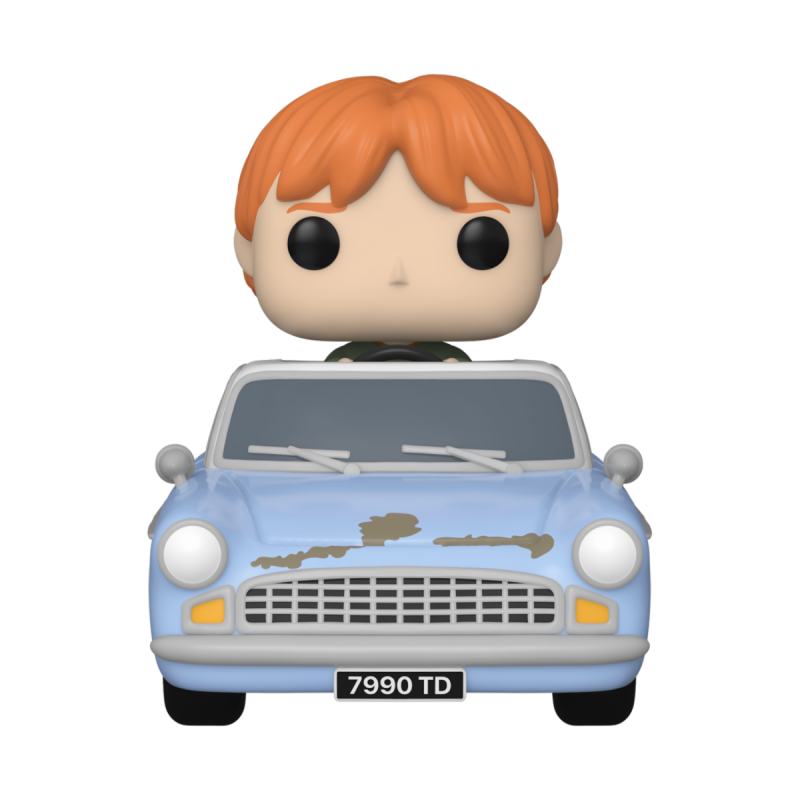 RON WEASLEY in flying car